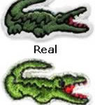 Lacoste Patch Comparison