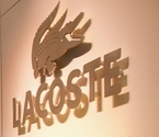 Gold Lacoste Crocodile