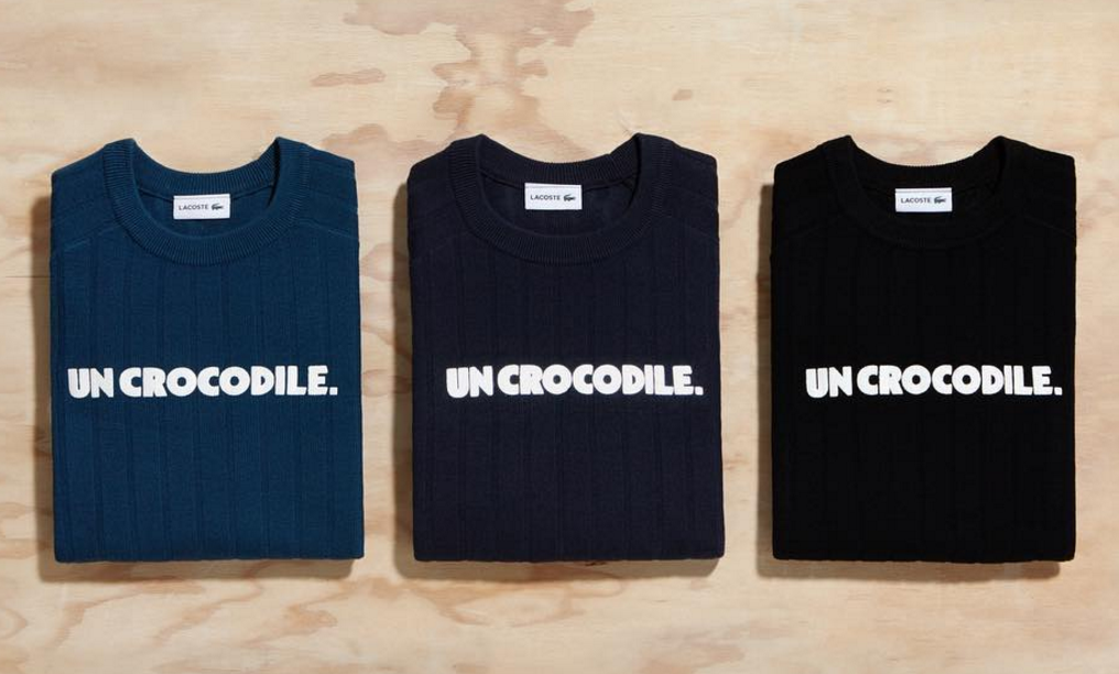 un crocodile sweatshirt