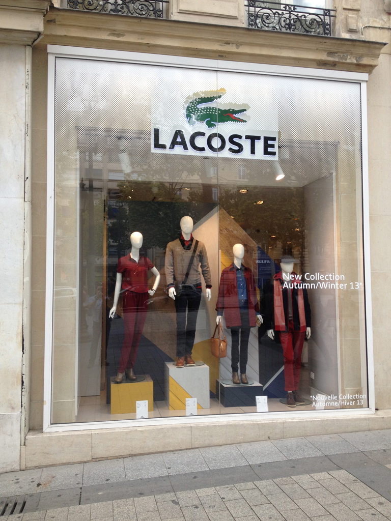 Lacoste on the Champs-Élysées | Lacosted