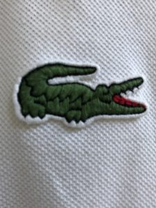 Lacoste krokodil logó