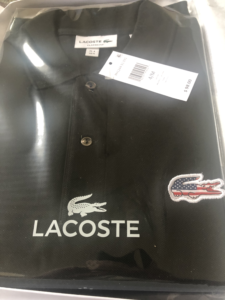 Lacoste Shirt Packaging