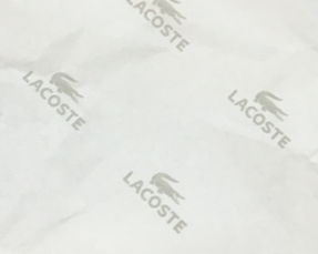 Lacoste Tissue Paper From Shoe Box