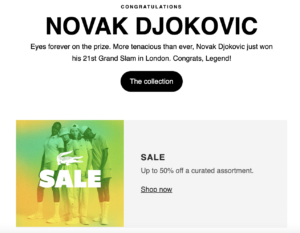 Congratulations Novak